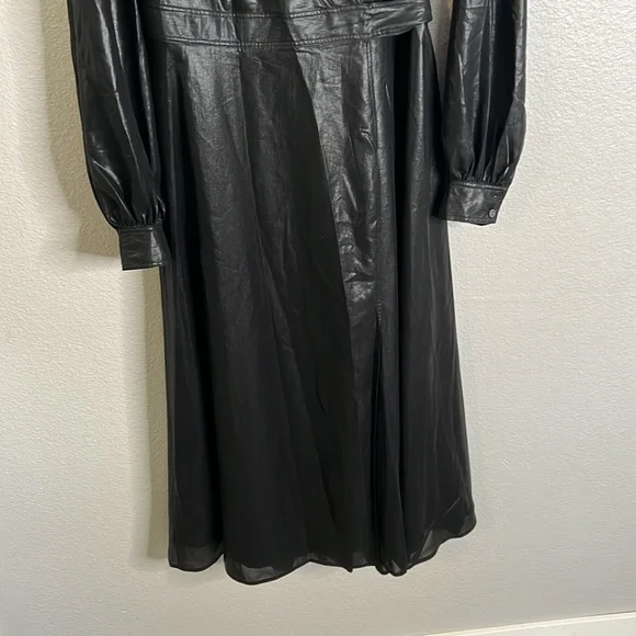 Lamé Wrap Cocktail Midi Dress - NWT - Picture 7 of 10